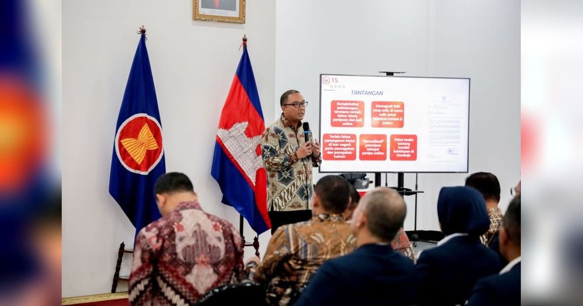 Dubes RI dan Sespimti Polri Bahas Penanggulangan Kejahatan Lintas Negara di Kamboja