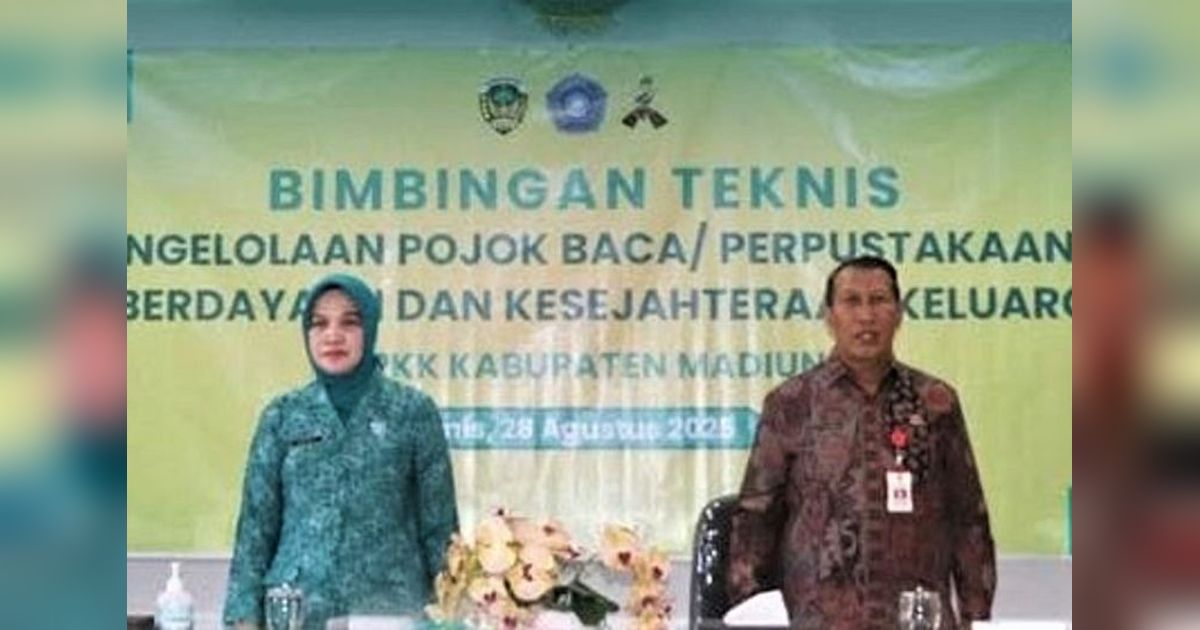 Tingkatkan Literasi, PKK Kabupaten Madiun Gelar Bimtek Pojok Baca untuk 116 Kader
