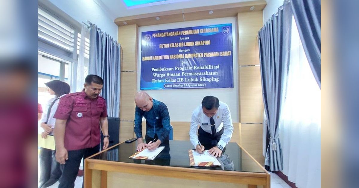 Trivia: Rutan Lubuk Sikaping dan BNNK Pasaman Barat Perkuat Kolaborasi Pencegahan Narkoba Rutan, Targetkan Ratusan WBP Direhabilitasi