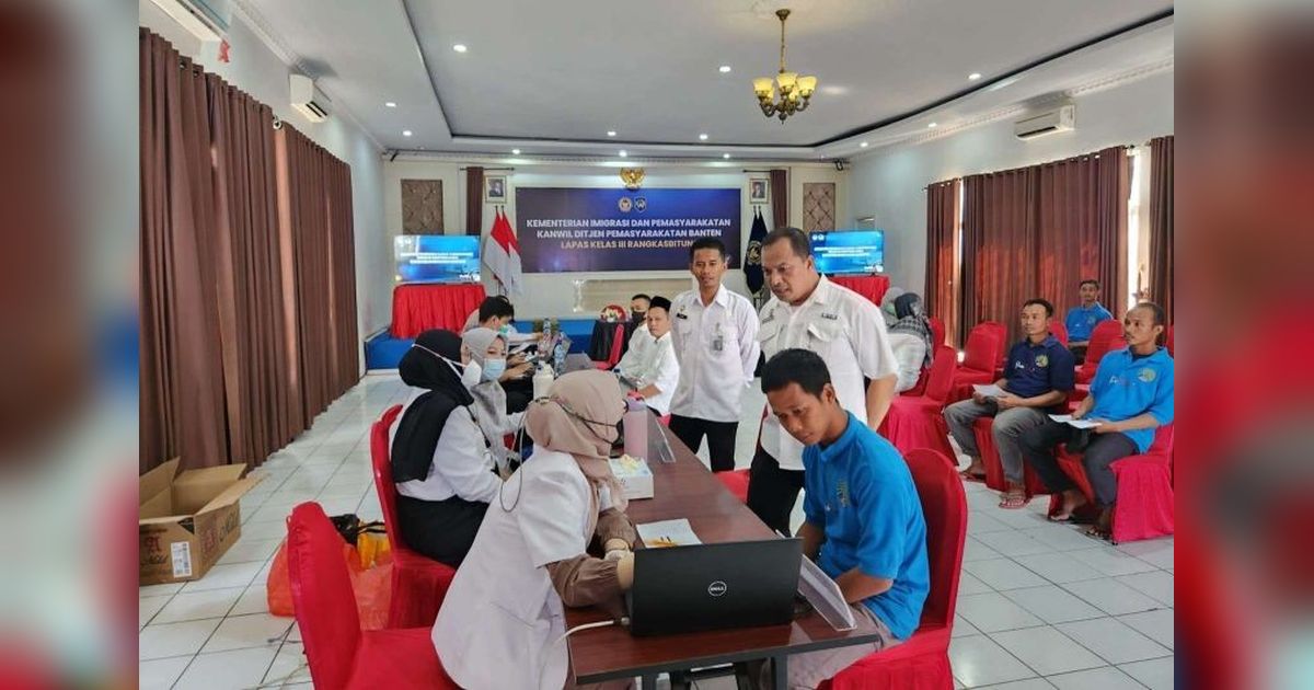 Tahukah Anda, 284 Warga Binaan Lapas Rangkasbitung Jalani Skrining Tuberkulosis Massal?