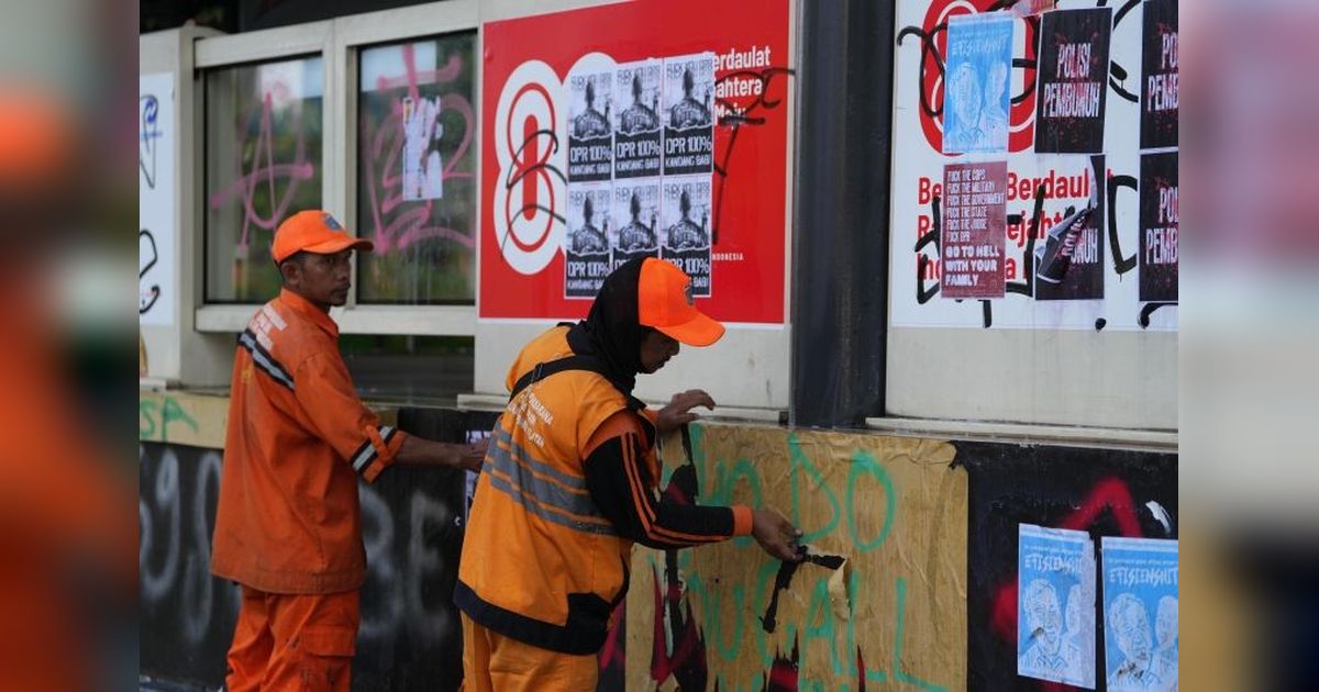 500 Personel Gabungan Dikerahkan, Pembersihan Pasca Unjuk Rasa Palmerah Bereskan Apa Saja?