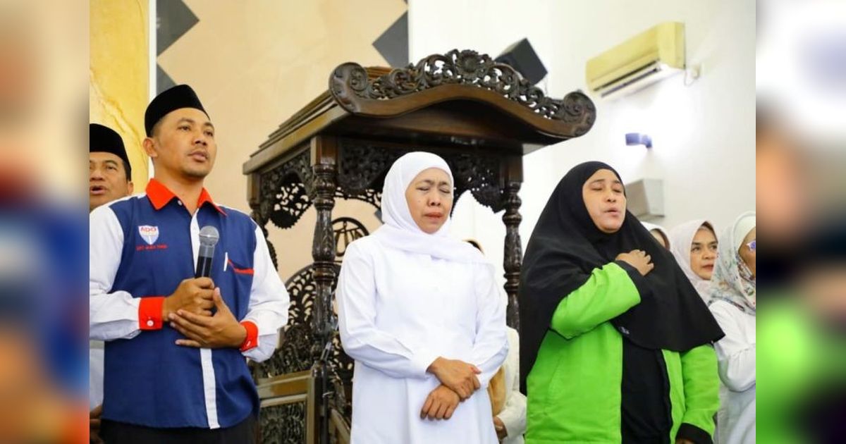 Solidaritas Ojol Jatim dan Khofifah Gelar Tahlil Kubro untuk Affan, Cerminan Gotong Royong Bangsa!