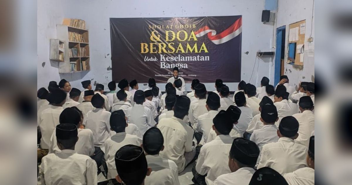 Fakta Unik Doa Bersama Jombang: Ribuan Santri dan Kiai Doakan Ketenteraman Bangsa Usai Insiden Rantis