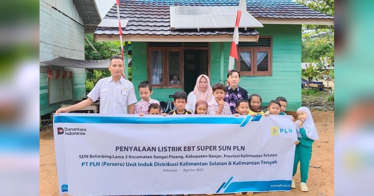 Tahukah Anda, SuperSUN PLN Kalselteng: Inovasi 1.300 VA Terangi SDN Belimbing Lama 3 di Pelosok Kalsel