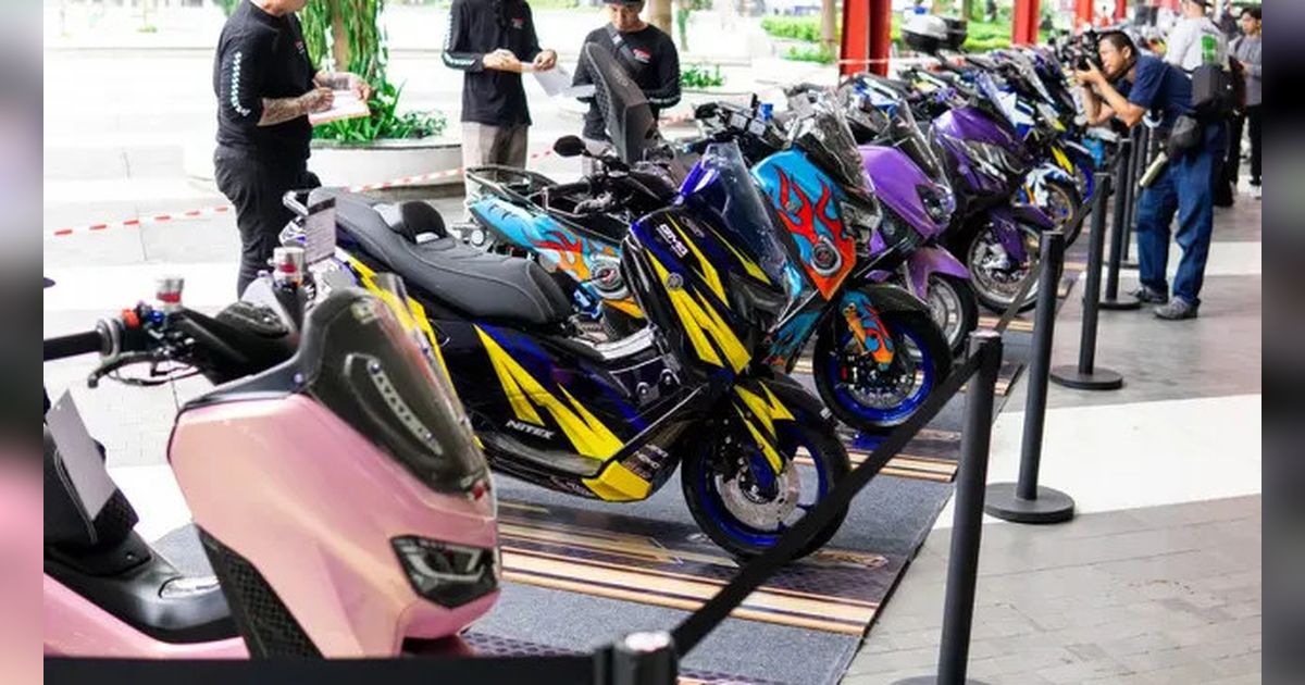 CustoMAXI Jabodetabek 2025 Hadirkan Puluhan Skuter Modifikasi dengan Desain Unik