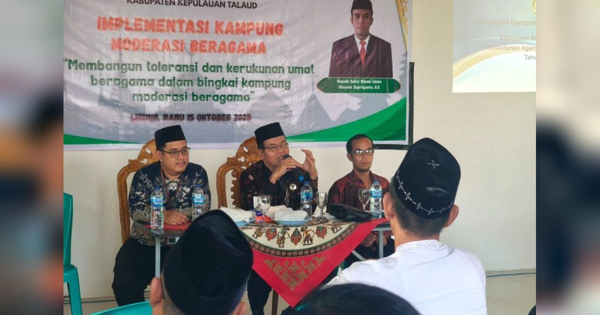 Tahukah Anda? Kemenag Talaud Hadirkan Kampung Moderasi Beragama di Perbatasan Sulut-Filipina, Perkuat Kerukunan Umat
