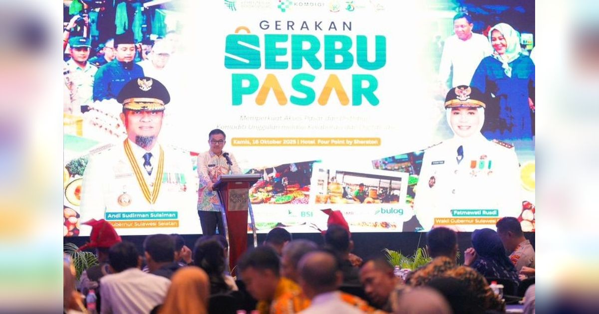 Fakta Menarik: Ekonomi Sulsel Tumbuh 5,32 Persen, Gerakan Serbu Pasar Jadi Kunci Dorong Pertumbuhan Ekonomi Daerah
