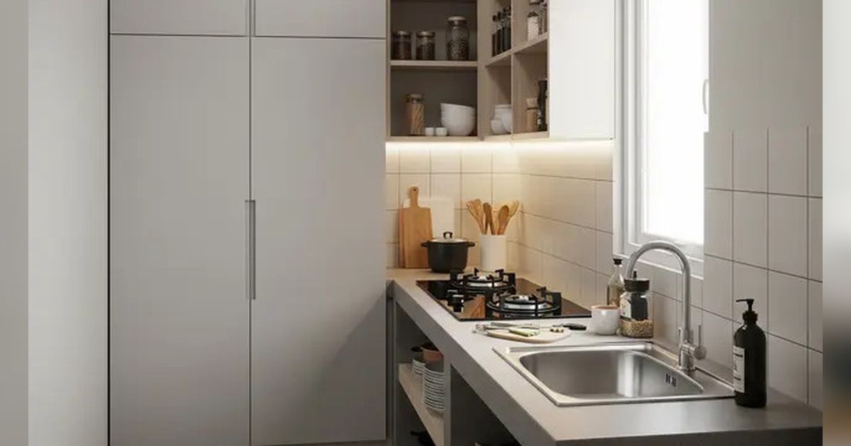 8 Desain Dapur Minimalis untuk Rumah Tipe 21: Luas 1,5x2 Meter, Tetap Stylish dan Fungsional!