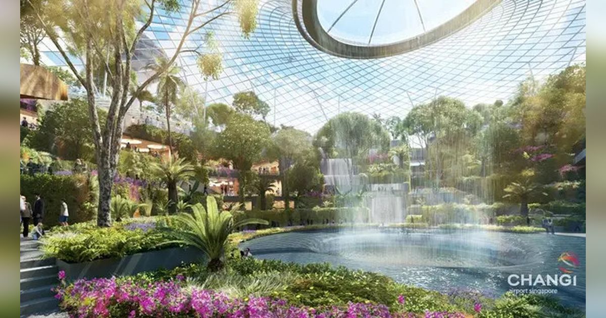 Wanita Berusia 56 Tahun Diduga Jatuh di Jewel Changi Airport
