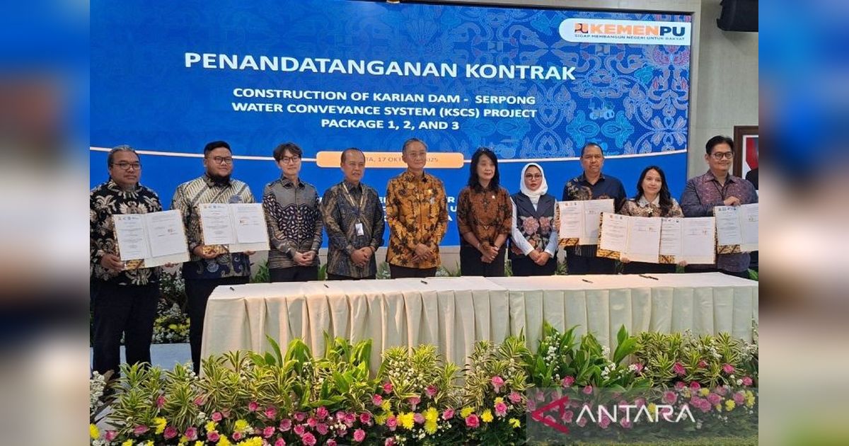 Fakta Unik Proyek KSCS: Mengalirkan Air untuk 1,84 Juta Jiwa, Menteri PU Sebut Bagian Sistem Air Baku Strategis