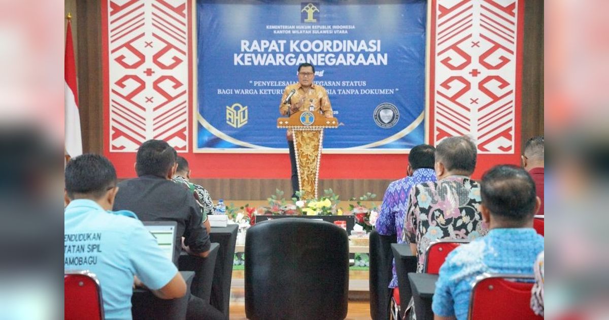 Fakta Unik: Indonesia Tolak Istilah Stateless, Kemenkumham Perkuat Kepastian Hukum Warga Negara di Sulut