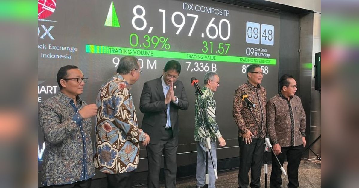Wow, Kapitalisasi Pasar Modal Indonesia Tembus Rp15.000 Triliun, Rajai ASEAN!
