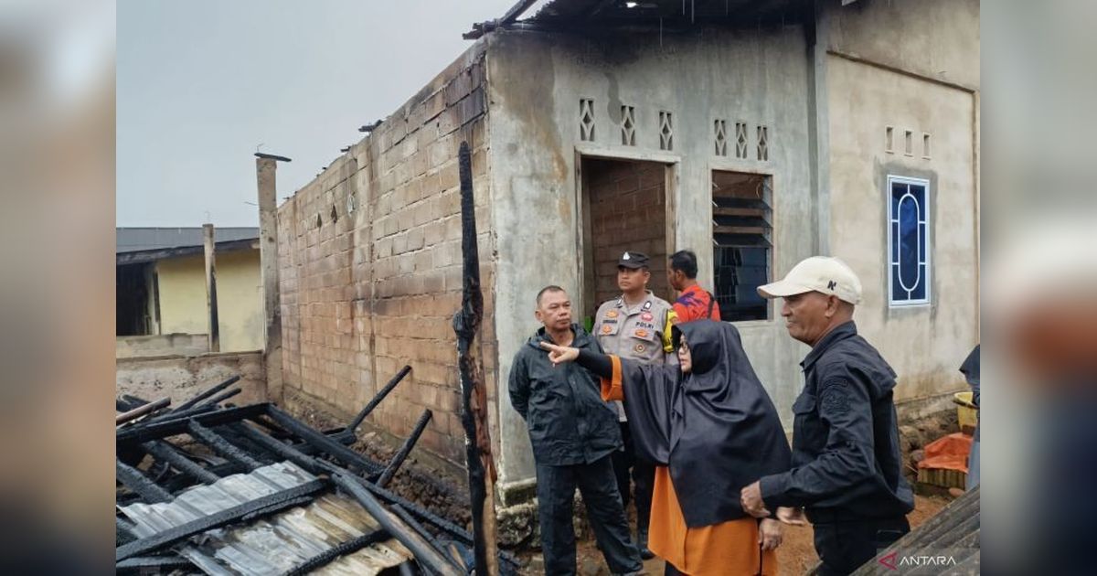 BPBD Bintan Gerak Cepat Tangani Tujuh Warga Terdampak Kebakaran Rumah di Bintan Pesisir