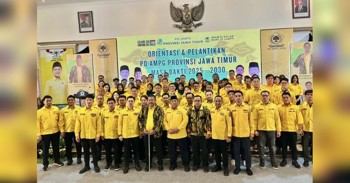 AMPG Jatim Rekrut 100 Ribu Kader Muda, Perkuat Golkar Menuju Pemilu 2029