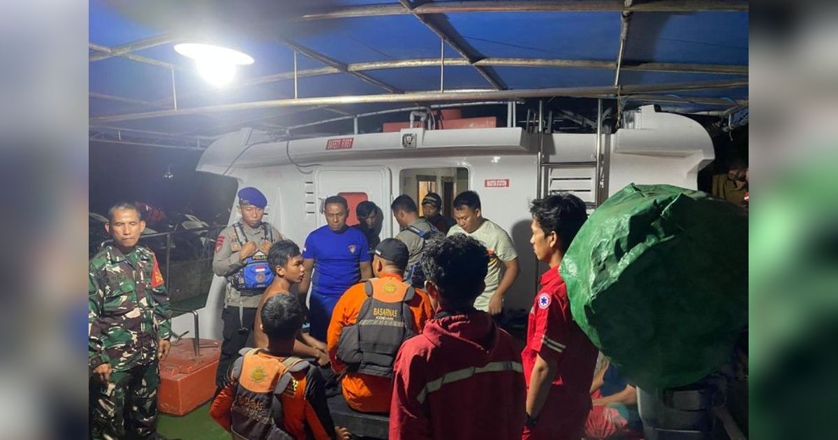 Basarnas Kendari Kerahkan Tim Cari Dua Pemancing Tenggelam di Perairan Kolaka