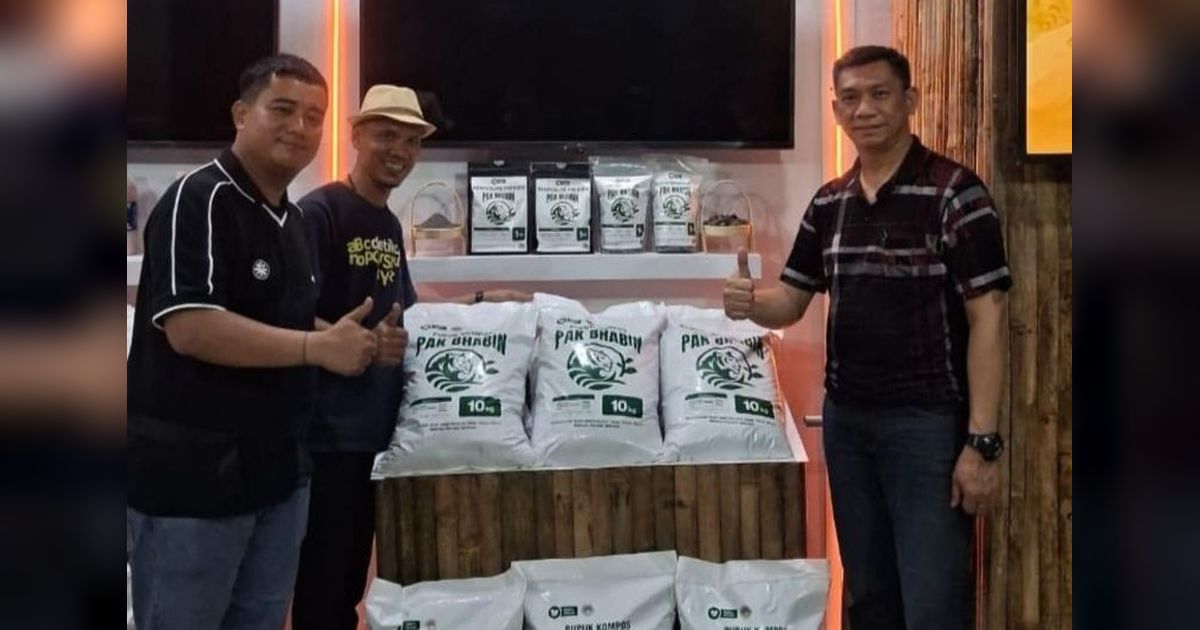 Pupuk Kompos Pak Bhabin Binaan Polres Serang Raih Pengakuan Nasional di Agrinex 2025