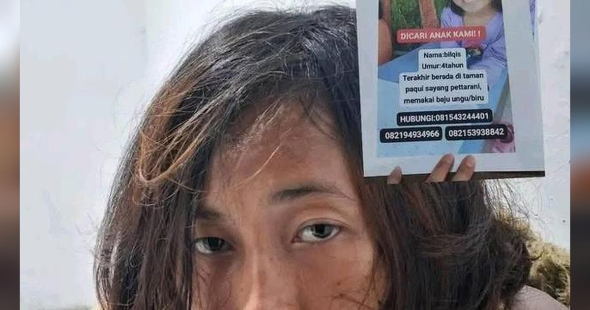 Rambut Panjang dan Jari Jemari Berkutek Merah, Ini Tampak Penculik Jual Balita Bilqis Seharga Rp3 Juta