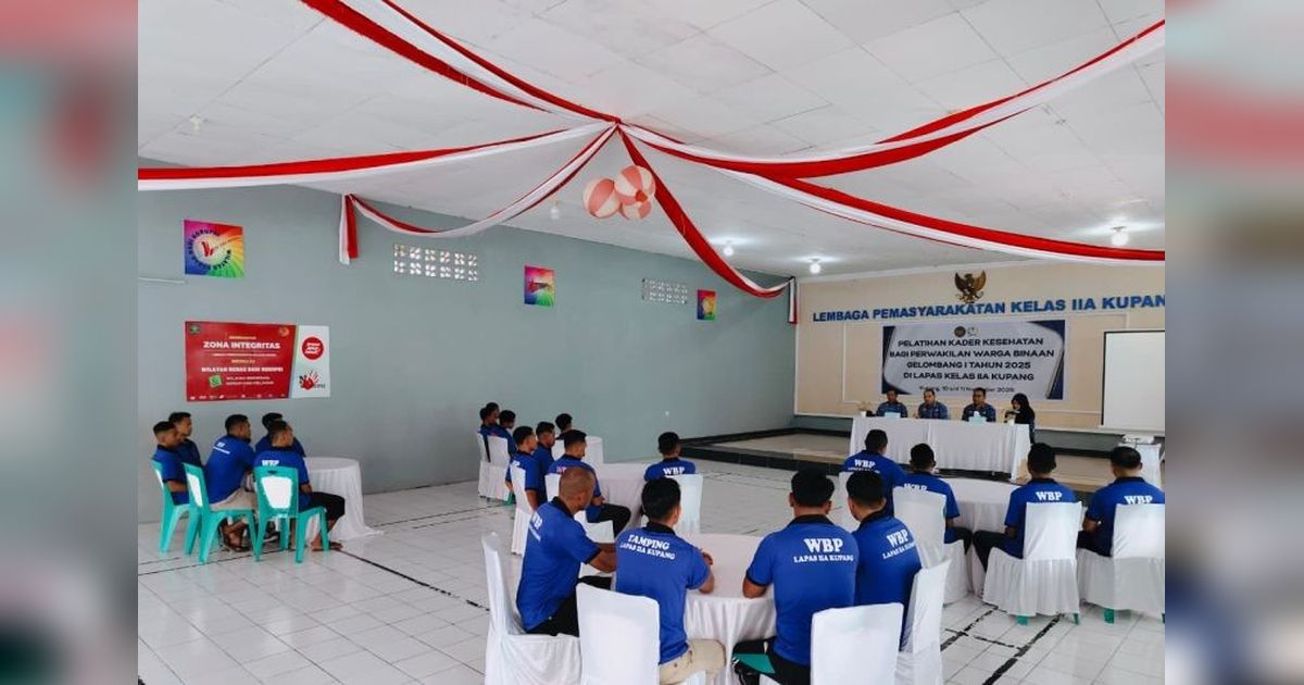Lapas Kupang Tingkatkan Layanan Kesehatan: 20 Warga Binaan Ikuti Pelatihan Kader Kesehatan