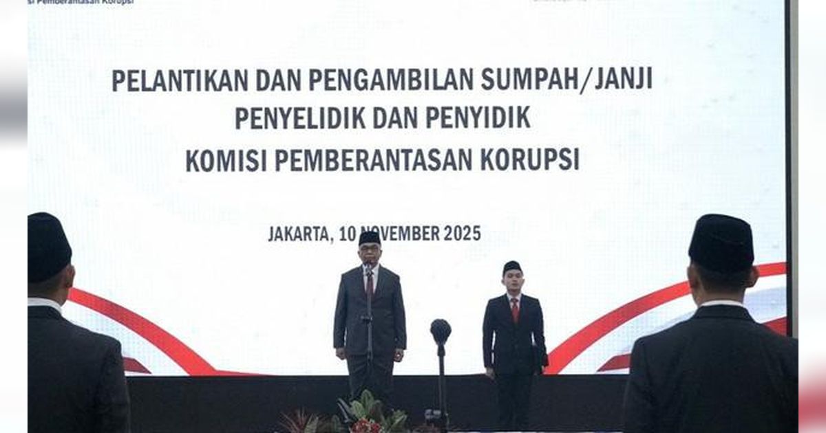 Ketua KPK Melantik 23 Penyelidik dan Penyidik Baru, Beri Pesan Penting