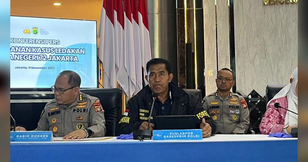 Puslabfor Temukan Bahan Peledak di Rumah Siswa Terduga Pelaku Ledakan di SMAN 72 Jakarta