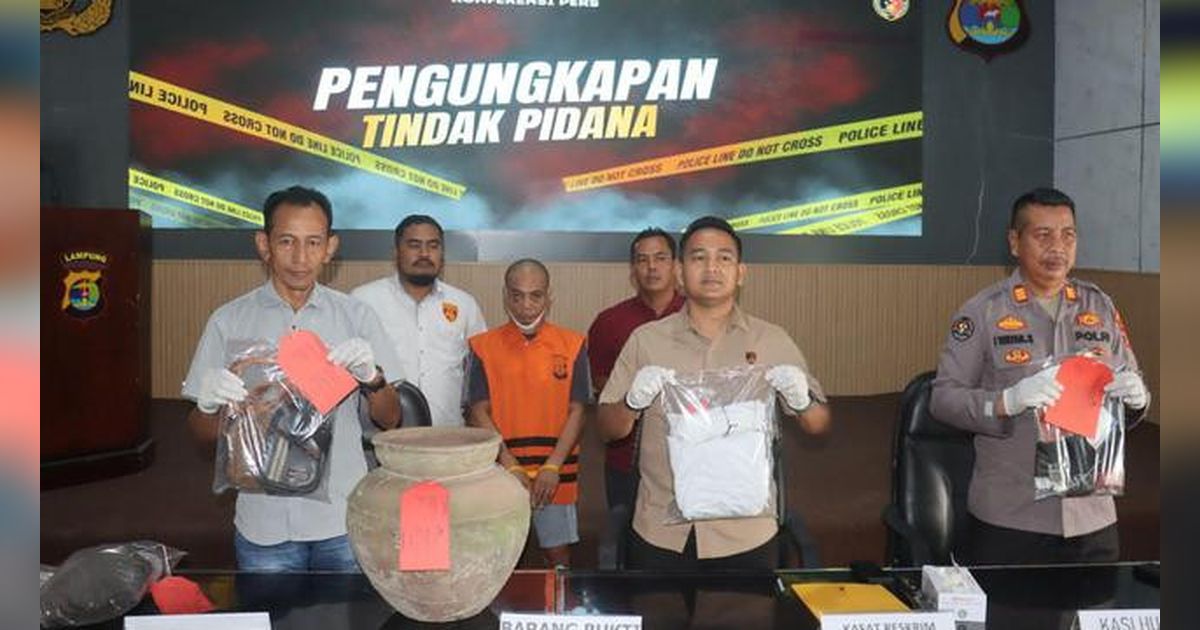 Berlagak Bisa Gandakan Uang, Dukun di Lampung Malah Cabuli 2 Anak dan 3 Emak-Emak