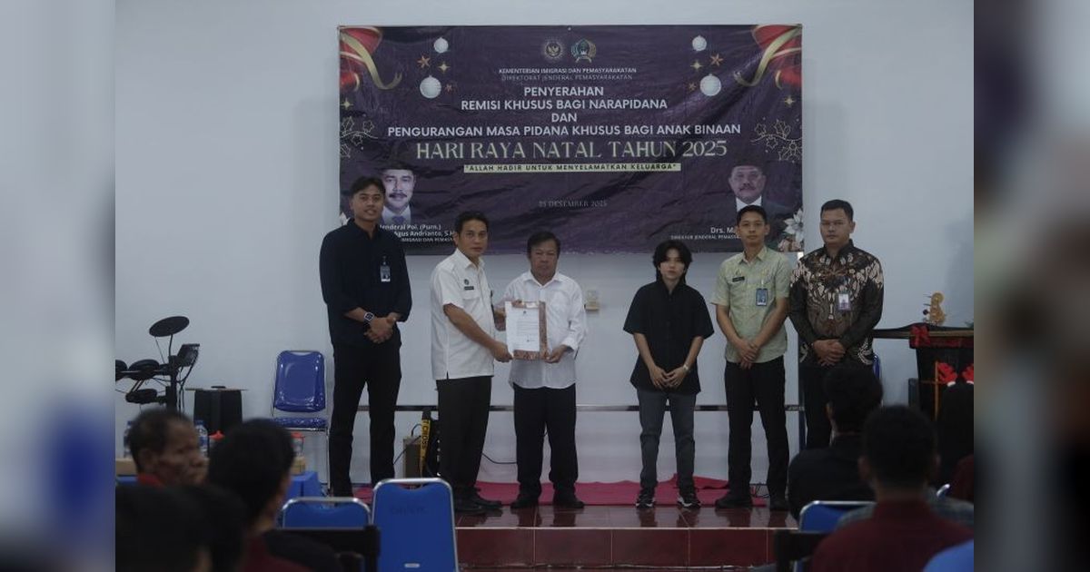 Berkah Natal 2025: 79 Narapidana Lapas Tarakan Terima Remisi, Satu Langsung Bebas