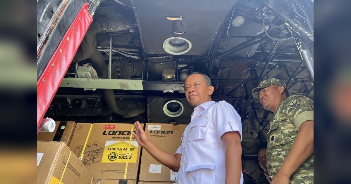 Menteri ESDM Kirim Ribuan Unit Bantuan Genset Aceh dan Kompor Gas untuk Korban Banjir