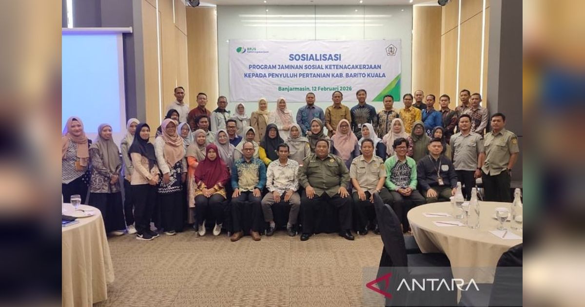 BPJAMSOSTEK Kalsel Perkuat Perlindungan Petani di Barito Kuala Melalui Sinergi Penyuluh