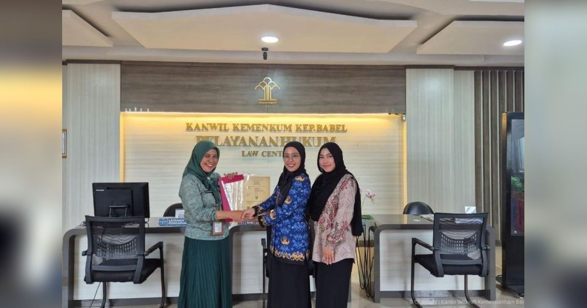 Kemenkum Babel Serahkan Empat Sertifikat Merek UMKM, Perkuat Perlindungan Hukum Pelaku Usaha