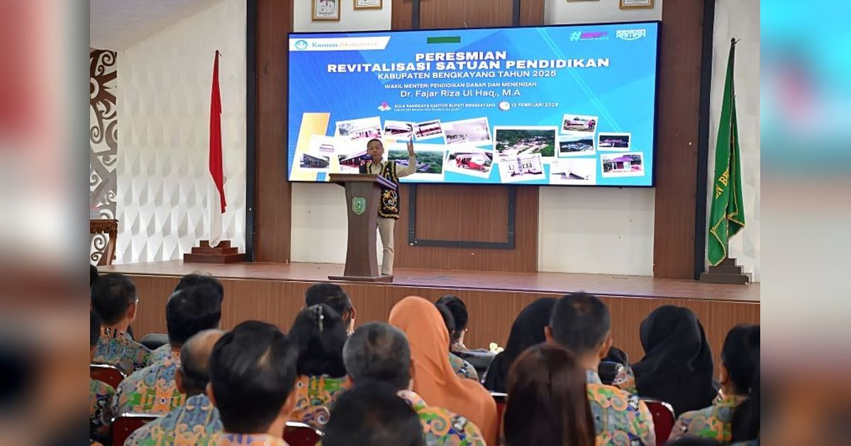Kemendikdasmen Resmikan Revitalisasi 38 Sekolah 3T di Bengkayang, Kalbar