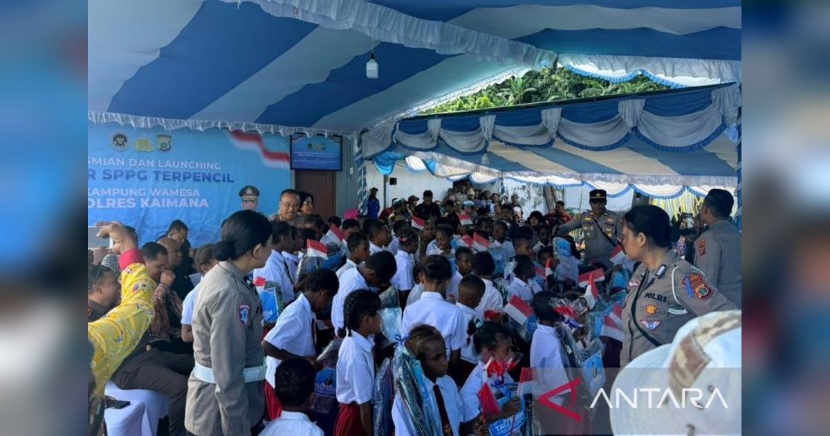 Polda Papua Barat Optimalkan SPPG 3T di Kaimana Dukung Makan Bergizi Gratis