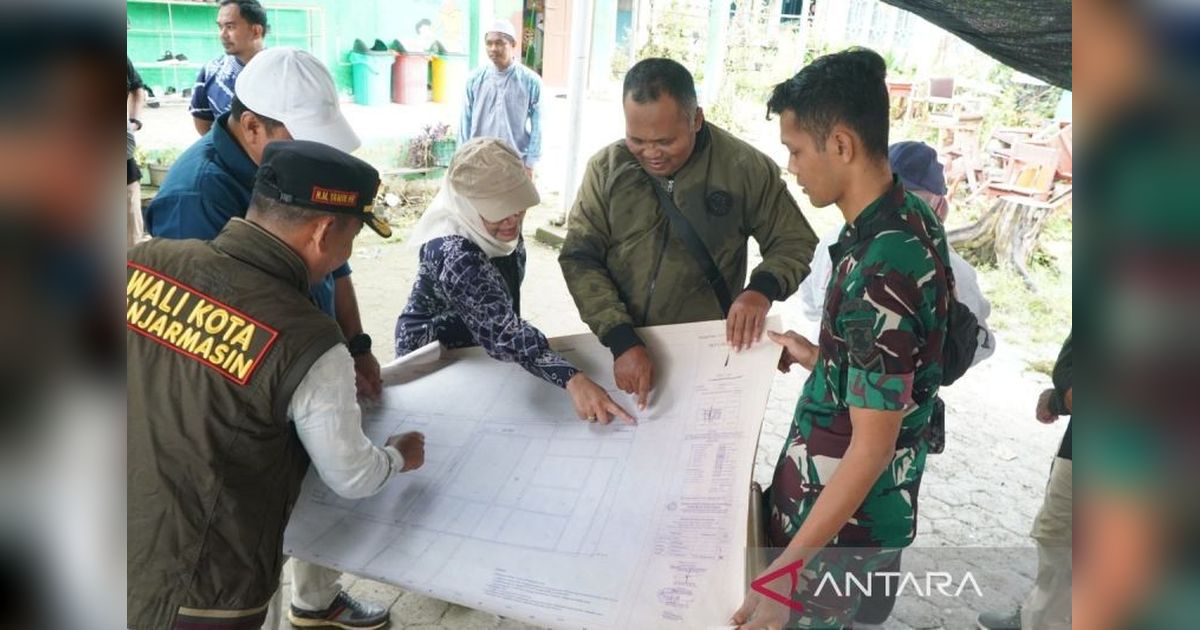 Pemkot Banjarmasin Ukur Ulang Batas Lahan Terdampak Program NUFReP Banjarmasin