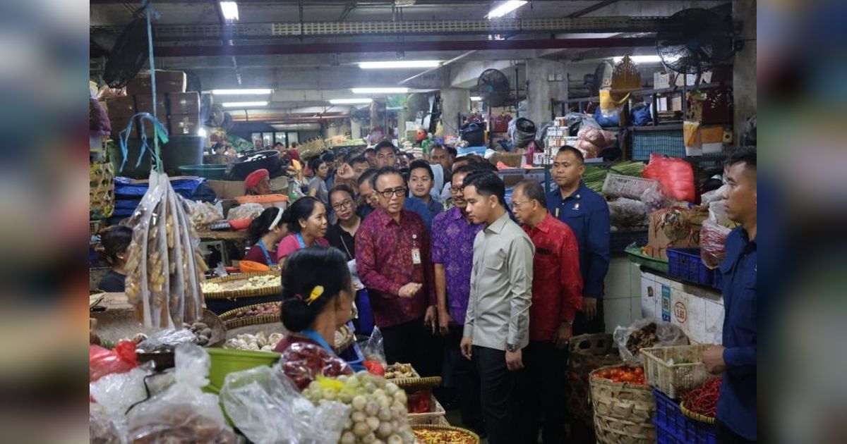 Wapres Gibran Dorong Subsidi Pedagang Pasar untuk Tekan Inflasi di Denpasar