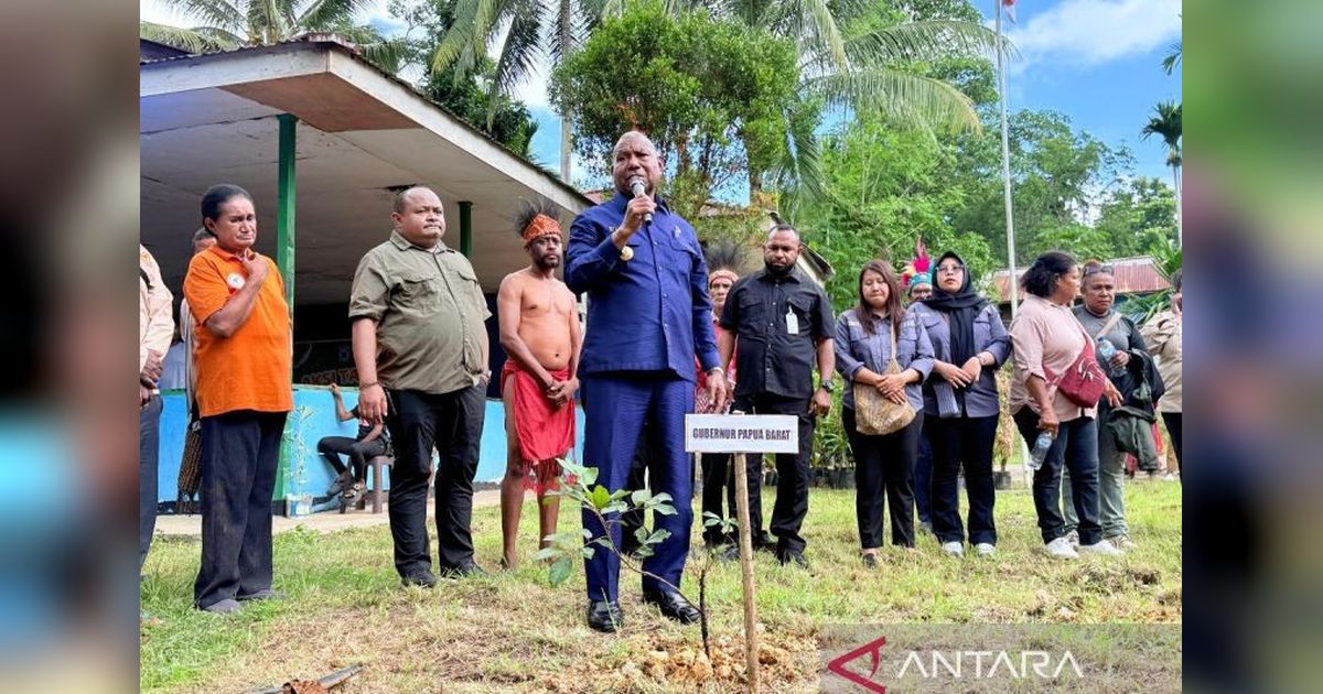 Gubernur Papua Barat Apresiasi Aksi Tanam 1.000 Pohon di Hari Pers Nasional 2026