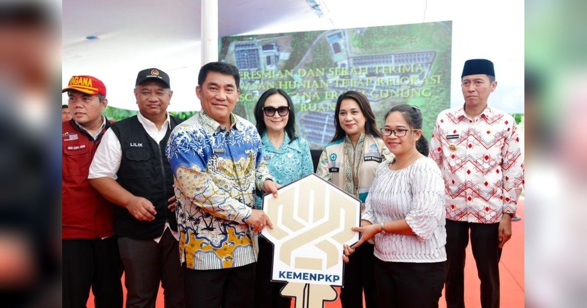 Korban Erupsi Gunung Ruang Kini Tempati Hunian Tetap Modisi di Bolsel