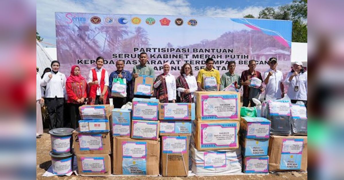 Seruni KMP Salurkan Bantuan Kemanusiaan untuk Korban Bencana Tapanuli Selatan, Sampaikan Pesan dari Selvi Ananda