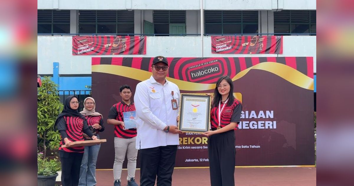 Halocoko Raih Rekor MURI, Bagikan Lebih dari 1,1 Juta Es Krim Sepanjang 2025