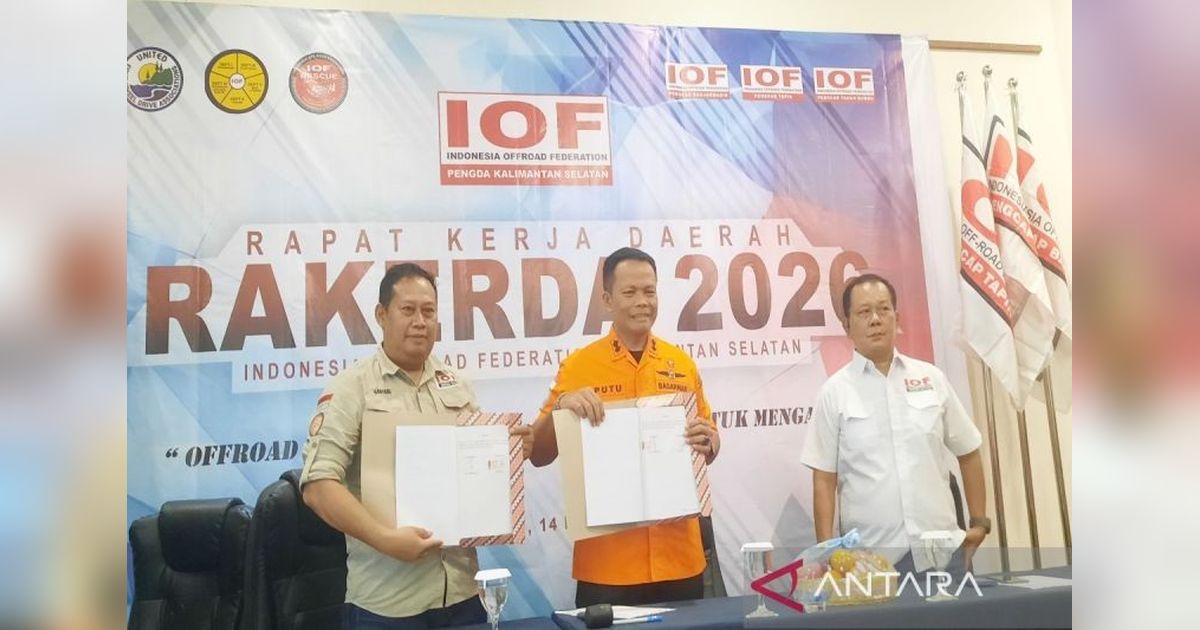 Basarnas dan IOF Kalsel Perkuat Kerja Sama Dukung Operasi SAR di Medan Ekstrem