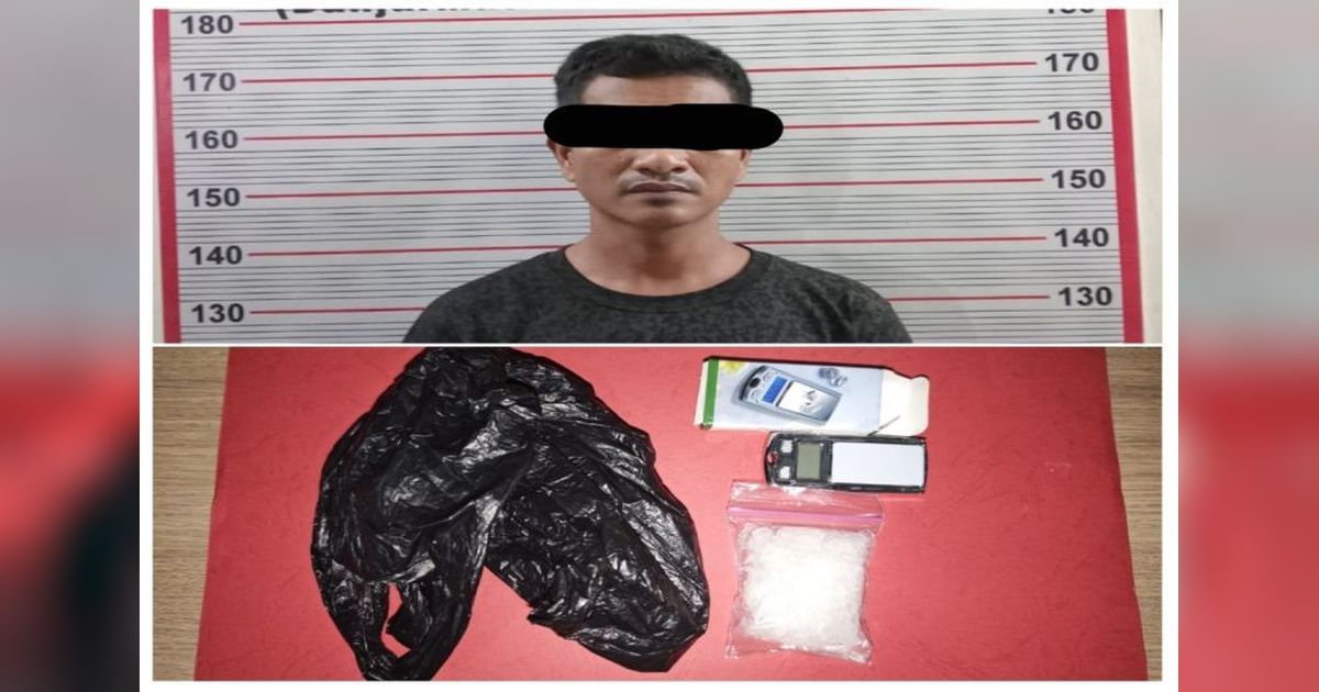 Polsek Banjarmasin Selatan Ungkap Penangkapan Sabu 24,68 Gram Siap Edar