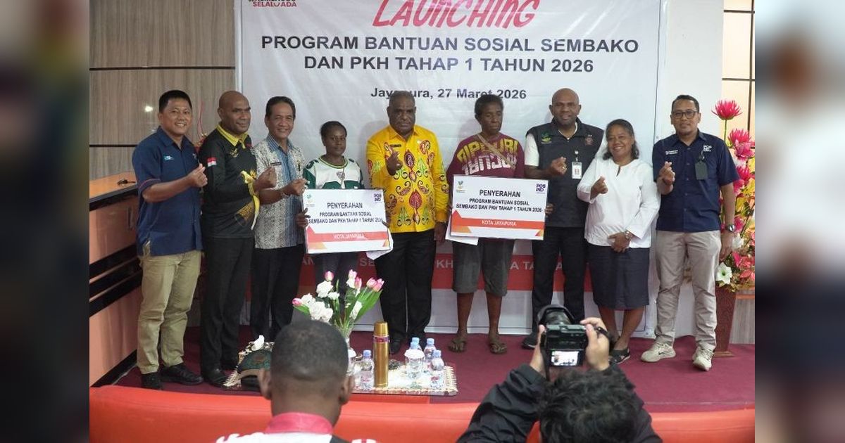 Kantor Pos Jayapura Perkuat Ekonomi 913 KPM Melalui Penyaluran Bantuan Sosial dan PKH Tahap I 2026