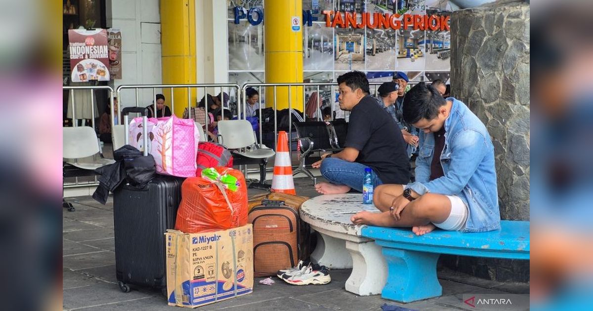 2.144 Pemilir Tiba di Tanjung Priok, Puncak Arus Balik Lebaran Dimulai