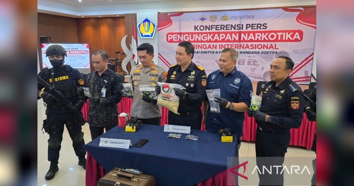 Bea Cukai Soekarno-Hatta Gagalkan Penyelundupan Narkoba MDMA Hampir 2 Kg, Jaringan Internasional Terbongkar