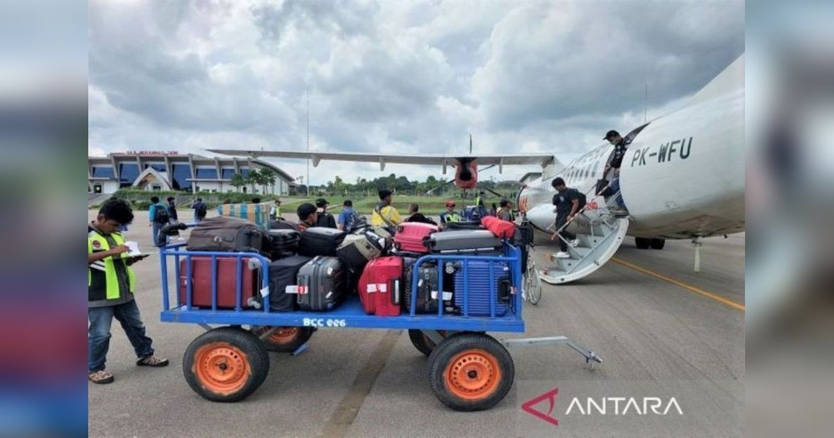 Arus Balik Pesawat Muara Teweh Menurun Drastis Usai Puncak H+4 Lebaran 2026