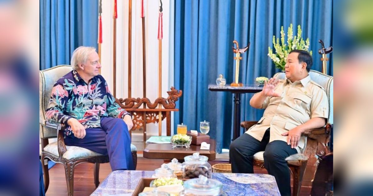 Presiden Prabowo dan Ray Dalio Bahas Penguatan Ekonomi Nasional via Danantara