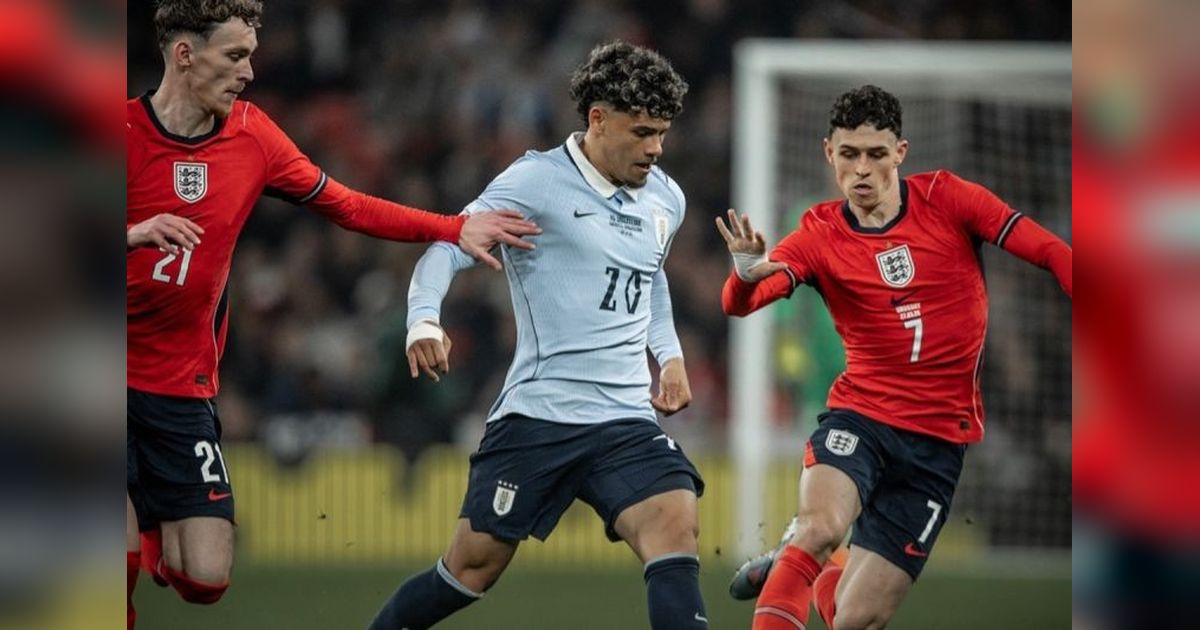 Timnas Inggris Imbang Dramatis 1-1 Lawan Uruguay di Wembley: Gol Penalti Menit Akhir Buyarkan Kemenangan