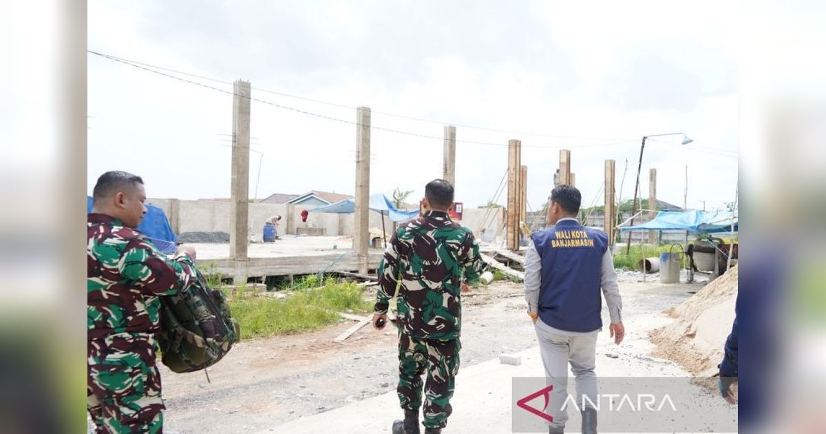 Wali Kota dan Dandim Pantau Progres Pembangunan Kopdes Merah Putih Banjarmasin, Perkuat Ekonomi Kerakyatan