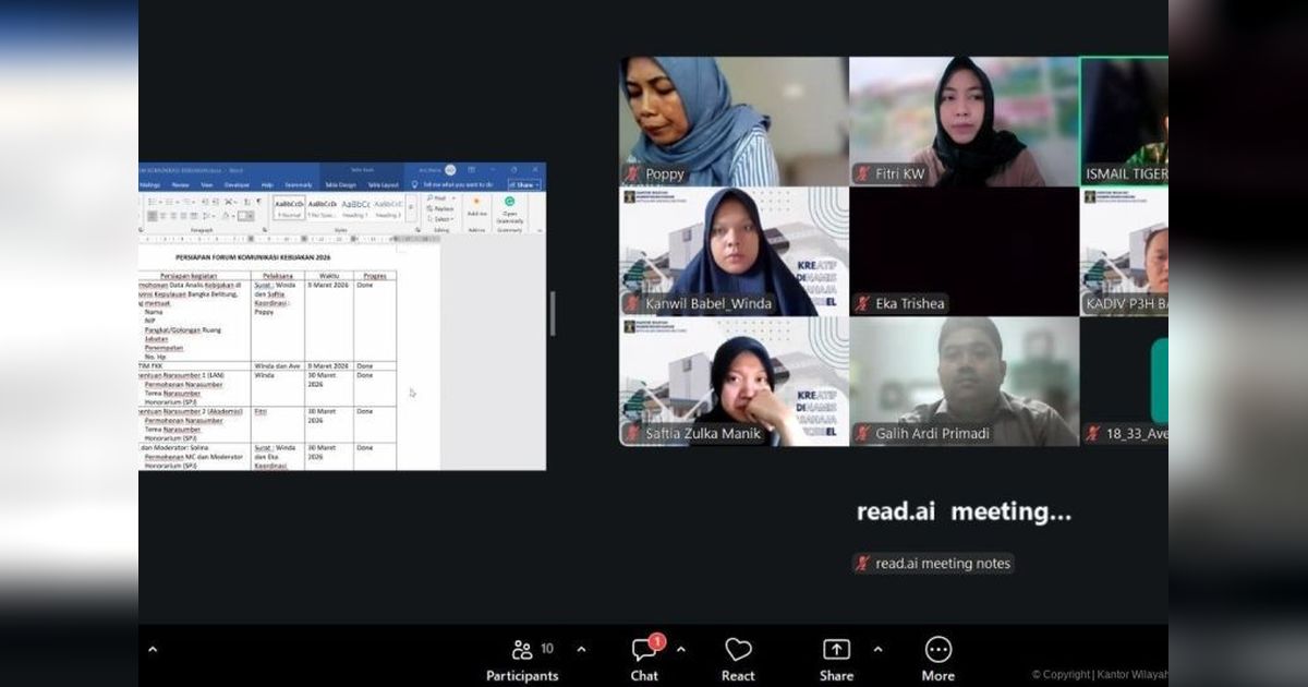Kemenkum Babel Siapkan FKK, Perkuat Koordinasi Lintas Sektor untuk Kebijakan Adaptif