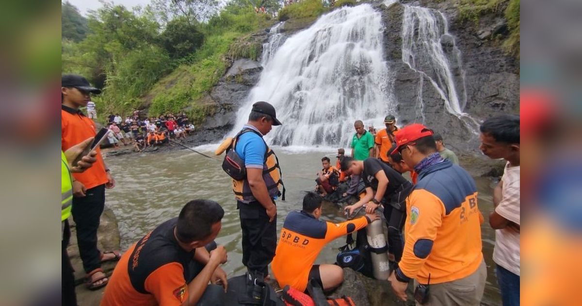 Dua Korban Tenggelam di Air Terjun Watu Bobot Jepara Ditemukan Meninggal Dunia