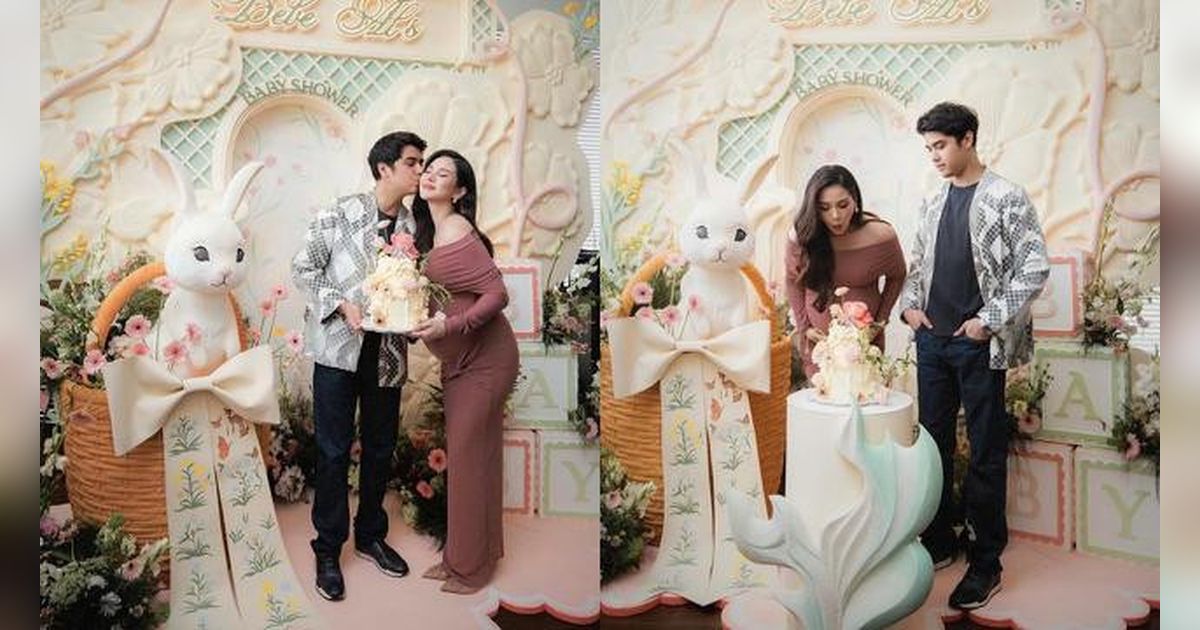 8 Potret Dekorasi Ulang Tahun & Baby Shower Alyssa Daguise, Nuansa Romantis dari Al Ghazali Bikin Baper