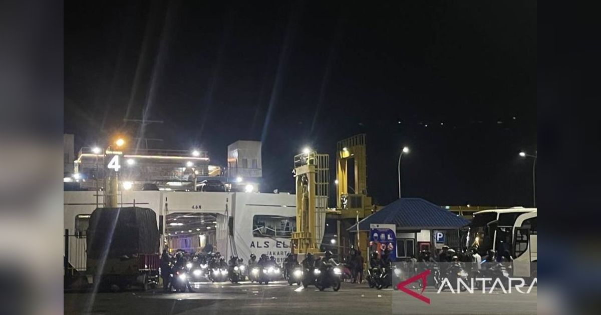 Puncak Arus Balik Lebaran 2026 di Pelabuhan Merak Terpantau Lancar